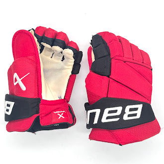 Bauer Vapor Hyperlite - Gant NHL Pro Stock d'occasion - Sebastian Aho (rouge/noir)